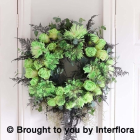 Ghostly Glow in the Dark Wreath