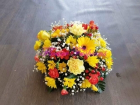 Yellow and Red Posy PSY03