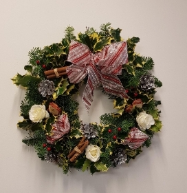 Frosted Beauty Christmas Wreath