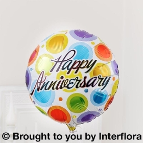 Happy Anniversary Helium Balloon