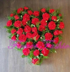 Carnation Heart Tribute
